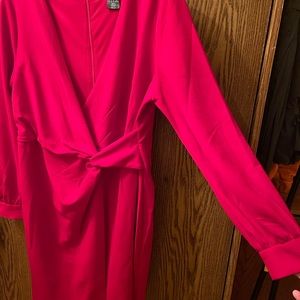 DKNY Red Womens dress